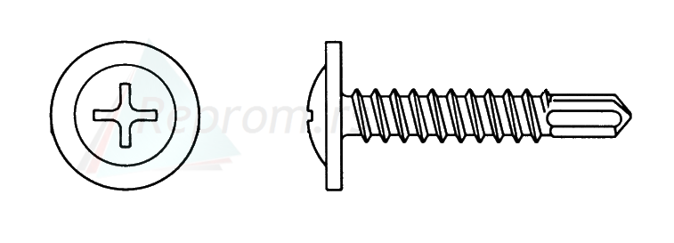 DIN 7504 N Truss head